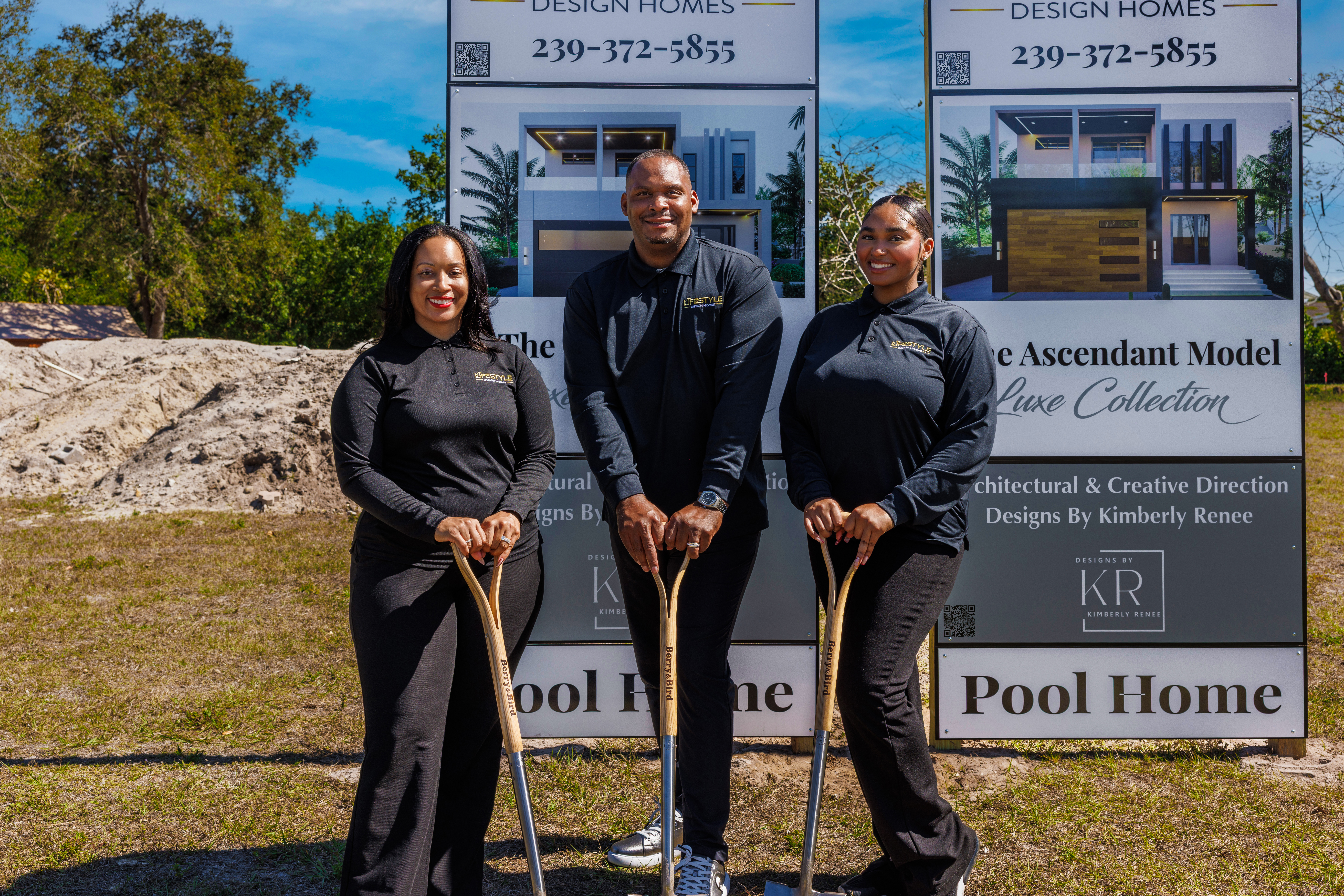 LDG leadership on a Southwest Florida job site